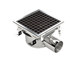 210x210x140 mm Yandan Çıkışlı Endüstriyel Mutfak Süzgeci Q50