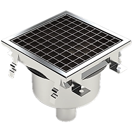 210x210x140 mm Alttan Çıkışlı Endüstriyel Mutfak Süzgeci Q50